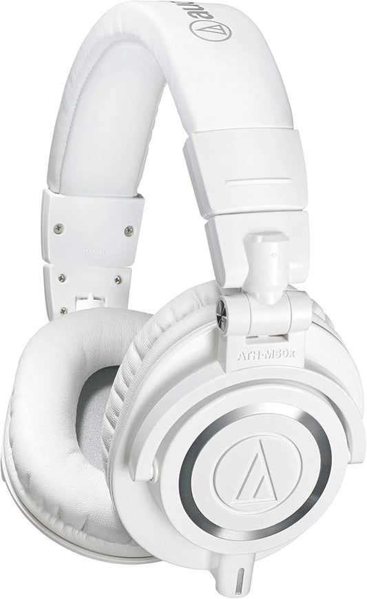 Ath-M50Xwh Professional Studio Monitor Headphones, White